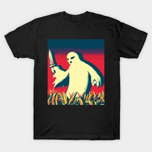 Retro haunted corn field T-Shirt